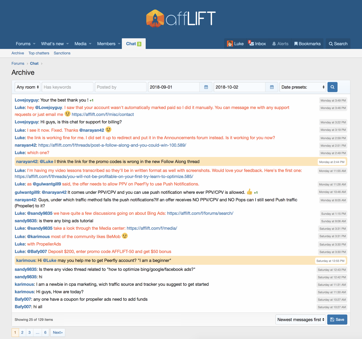 affLIFT live chat