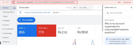 Unacceptable Business Practices: Why Google Ads Shows This Policy Violation Error and What to Do